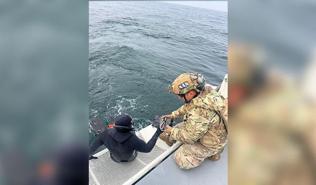 İğneada açıklarında tespit edilen mayın imha edildi