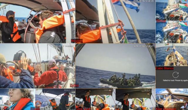 İsrail güçleri Gazze'ye yardım ulaştırmayı amaçlayan Sumud Filosu'na yine müdahale etti