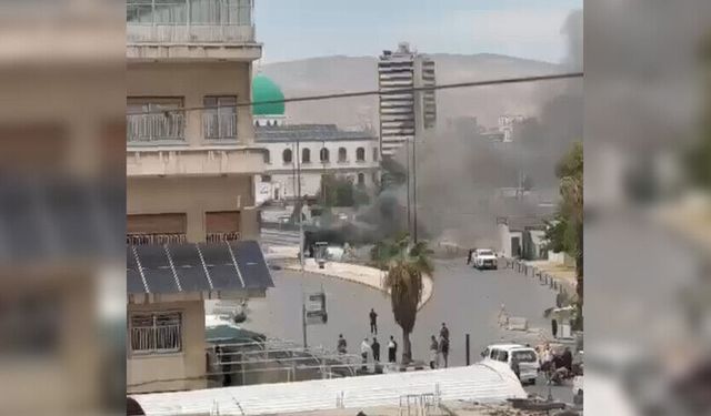 Şam'da patlama meydana geldi