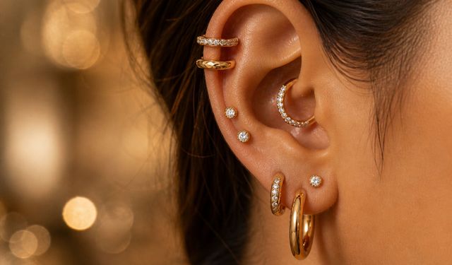 Modern Helix Piercing Estetiği ve Kulak Takıları Rehberi