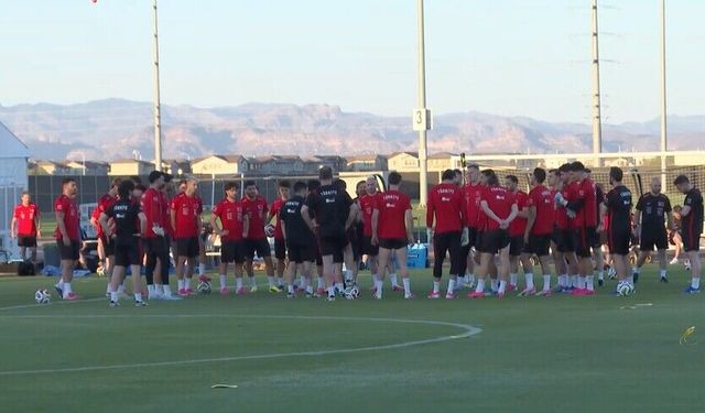 A Milli Futbol Takımı, Arizona'daki son antrenmanını gerçekleştirdi