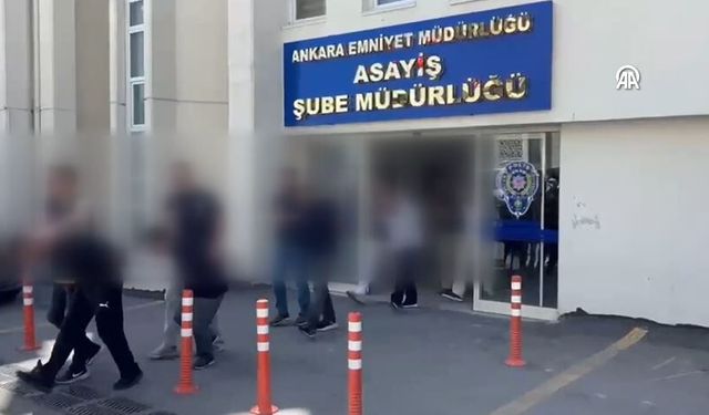 Ankara'da "değnekçilik" operasyonu: 10 gözaltı