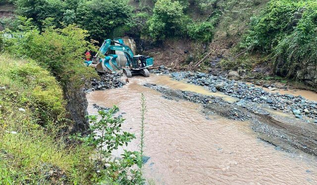 Giresun’da selde kaybolan iki kişi için "9 kilometrelik hatta" arama yapılıyor