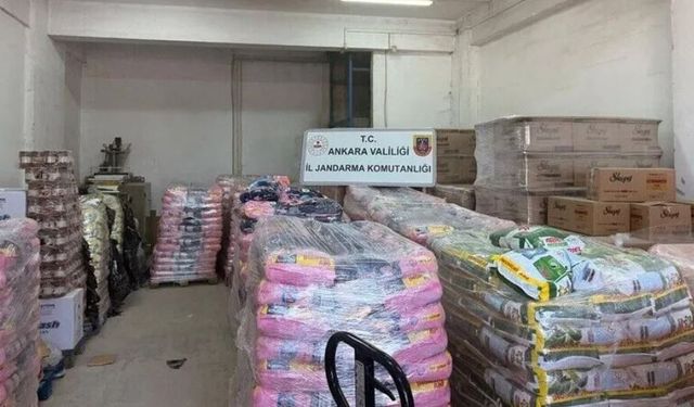 Başkentte 37 ton sahte deterjan ve kozmetik ürünü ele geçirildi