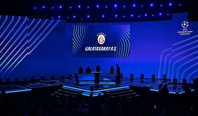 Galatasaray'ın UEFA Şampiyonlar Ligi'ndeki rakipleri belli oldu