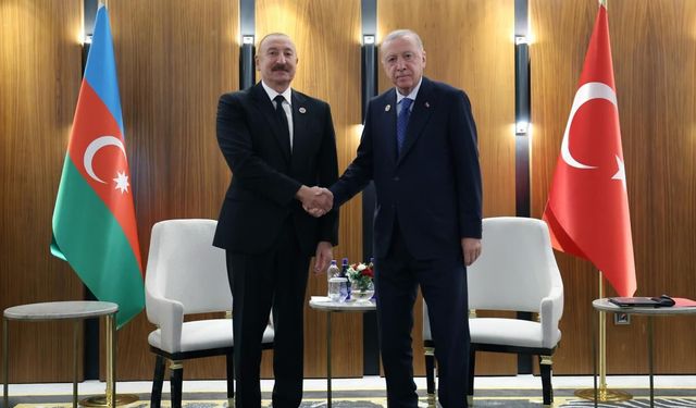 Cumhurbaşkanı Erdoğan Azerbaycan Cumhurbaşkanı Aliyev ile görüştü