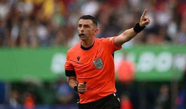 Türkiye-İtalya maçını İngiliz hakem Michael Oliver yönetecek