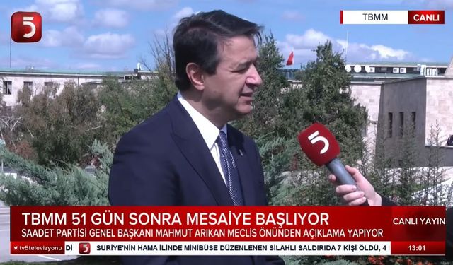 Mahmut Arıkan’dan yeni yasama yılı açıklaması: "Heybemizde Türkiye’nin meseleleri var"