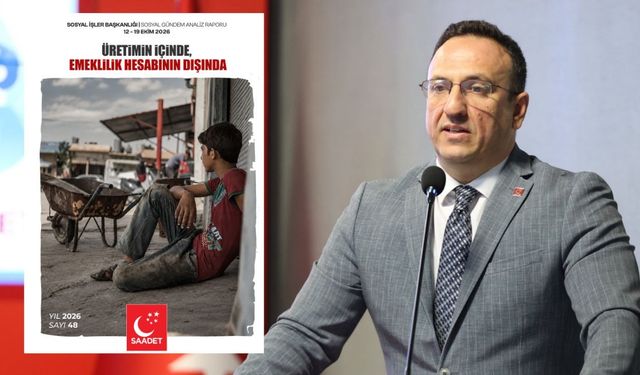 Saadet Partisi'nden "çıraklık ve staj" raporu