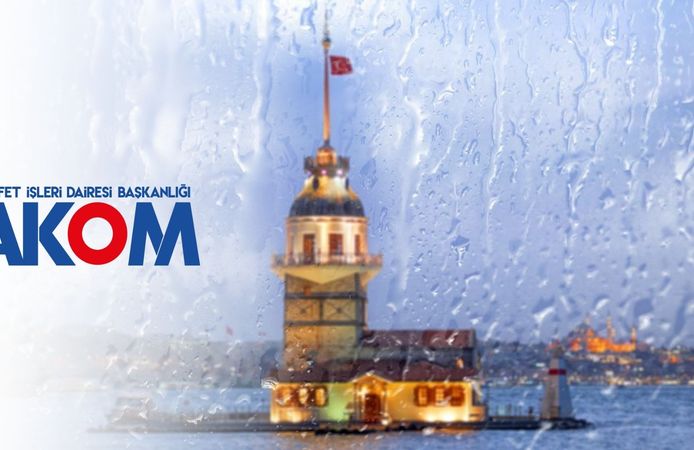 AKOM uyardı: İstanbul'a hafta sonu fırtına geliyor