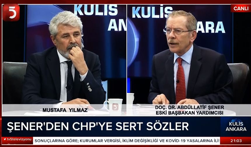 Abdüllatif Şener TV5'te - Kulis Ankara - Mustafa Yılmaz