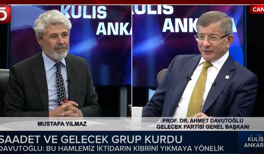 Ahmet Davutoğlu TV5'te... - Kulis Ankara - Mustafa Yılmaz