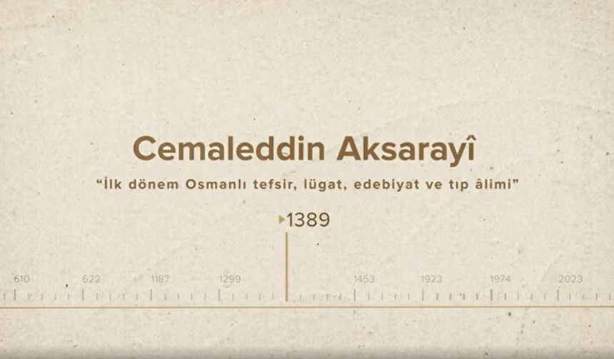 Cemaleddin Aksarayî... İslam Düşünürleri - 166. Bölümü