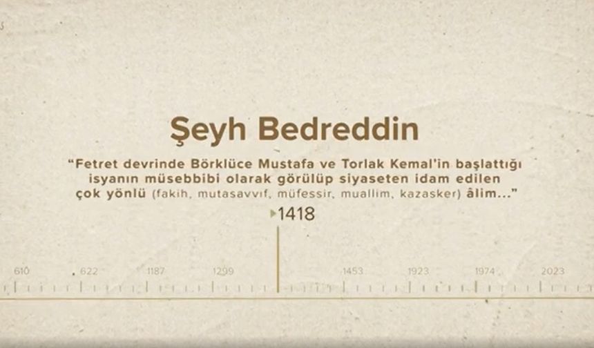 Şeyh Bedreddin... İslam Düşünürleri - 169. Bölüm