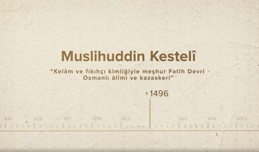 Muslihuddin Kestelî... İslam Düşünürleri - 178. Bölüm