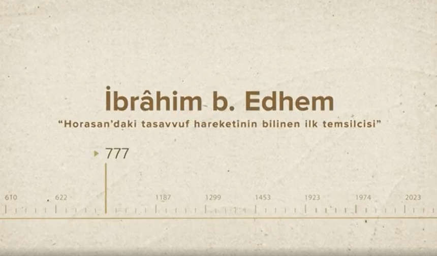 İbrâhim b. Edhem... İslam Düşünürleri - 83. Bölüm