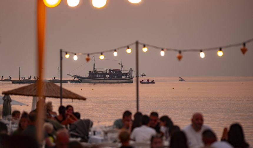Yunan adalarında akşam saatleri