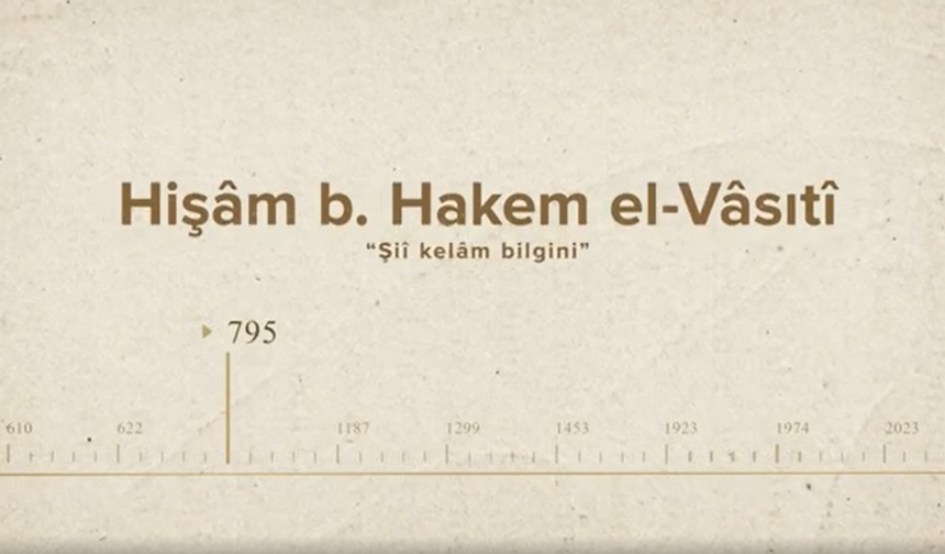 Hişâm b. Hakem el-Vâsıtî... İslam Düşünürleri - 9. Bölüm