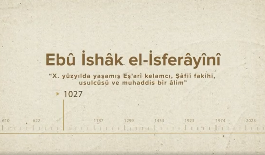 Ebû İshâk el-İsferâyînî... İslam Düşünürleri - 26. Bölüm