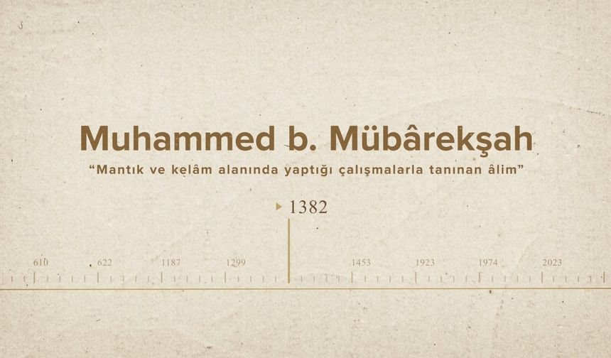 Muhammed b. Mübârekşah... İslam Düşünürleri - 259. Bölüm