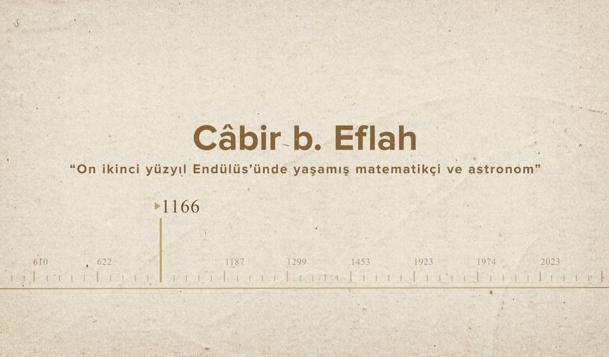 Câbir b. Eflah... İslam Düşünürleri - 277. Bölüm