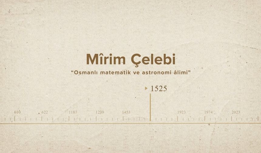 Mîrim Çelebi... İslam Düşünürleri - 306. Bölüm