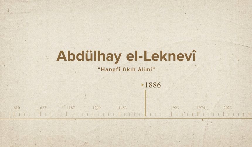 Abdülhay el-Leknevî... İslam Düşünürleri - 553. Bölüm