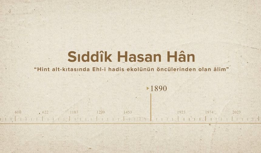 Sıddîk Hasan Hân... İslam Düşünürleri - 554. Bölüm