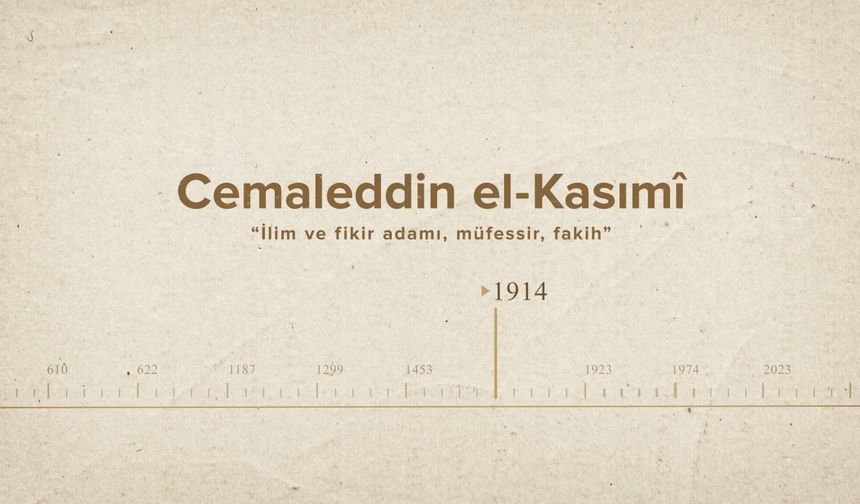 Cemaleddin el-Kasımî... İslam Düşünürleri - 558. Bölüm