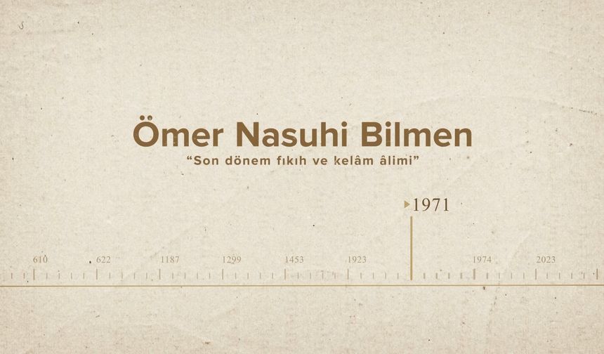 Ömer Nasuhi Bilmen... İslam Düşünürleri - 567. Bölüm