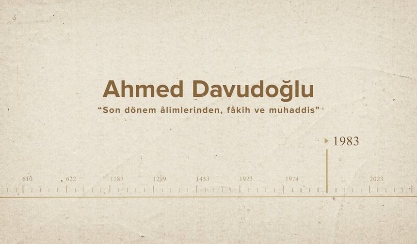 Ahmed Davudoğlu... İslam Düşünürleri - 571. Bölüm