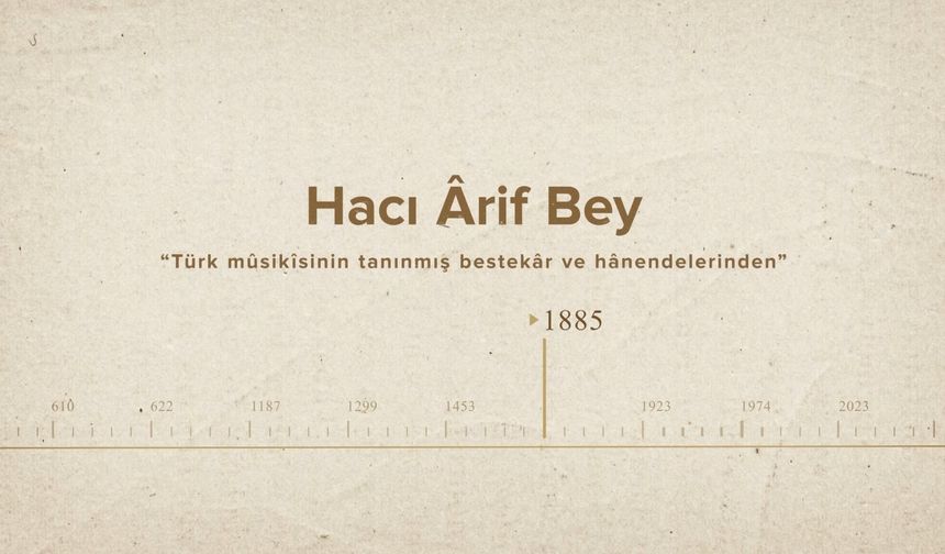 Hacı Ârif Bey... İslam Düşünürleri - 589. Bölüm