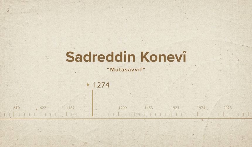 Sadreddin Konevî...  İslam Düşünürleri - 340. Bölüm