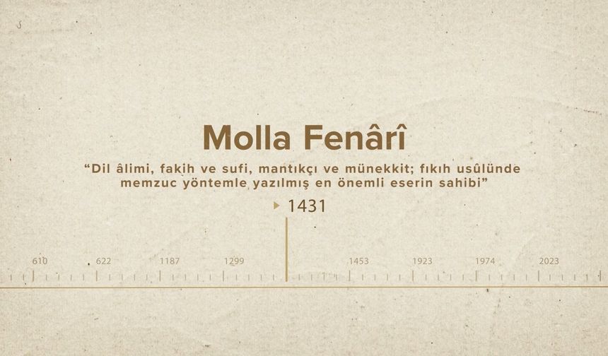 Molla Fenârî... İslam Düşünürleri - 356. Bölüm