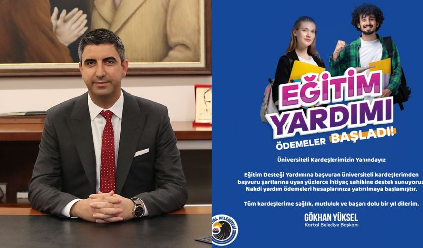 Kartal Belediyesi Üniversite Eğitim Desteği Öğrencilerin Hesaplarına Yatırıldı