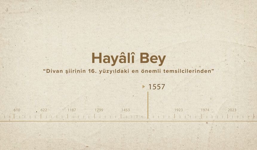 Hayâlî Bey... İslam Düşünürleri - 404. Bölüm