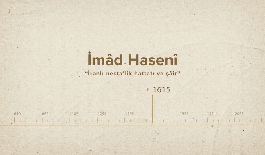 İmâd Hasenî... İslam Düşünürleri - 414. Bölüm