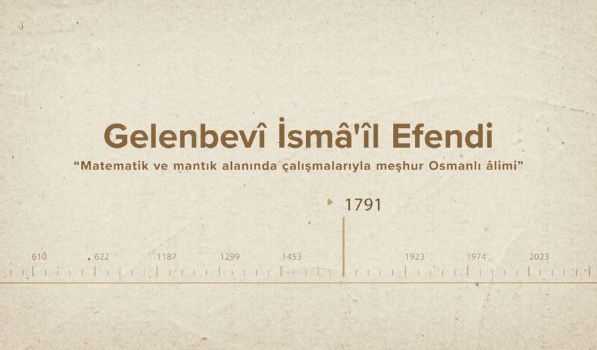 Gelenbevî İsmâ'îl Efendi... İslam Düşünürleri - 432. Bölüm