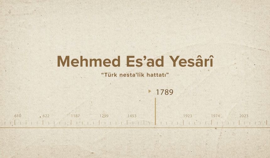 Mehmed Es’ad Yesârî... İslam Düşünürleri - 477. Bölüm