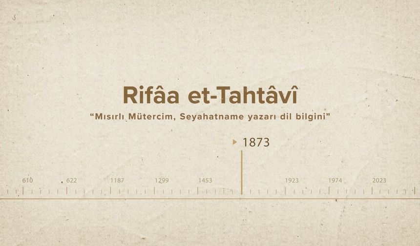 Rifâa et-Tahtâvî... İslam Düşünürleri - 486. Bölüm