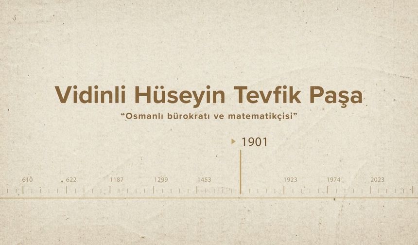 Vidinli Hüseyin Tevfik Paşa... İslam Düşünürleri - 496. Bölüm