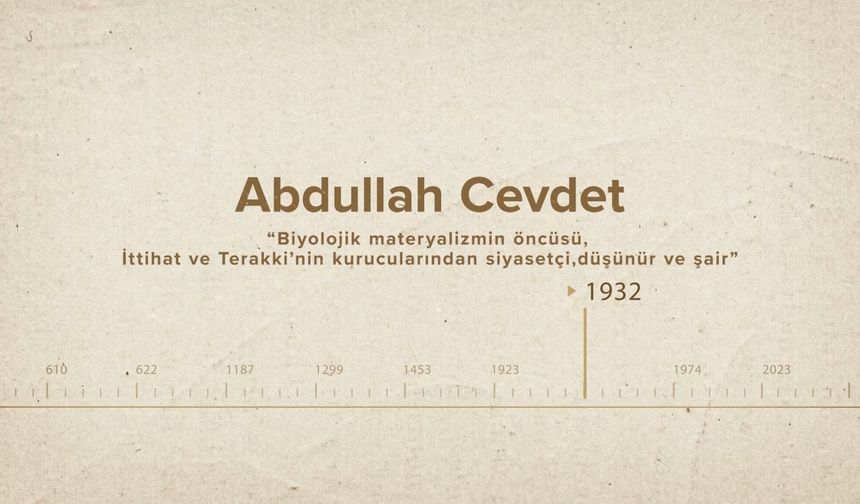 Abdullah Cevdet... İslam Düşünürleri - 506. Bölüm