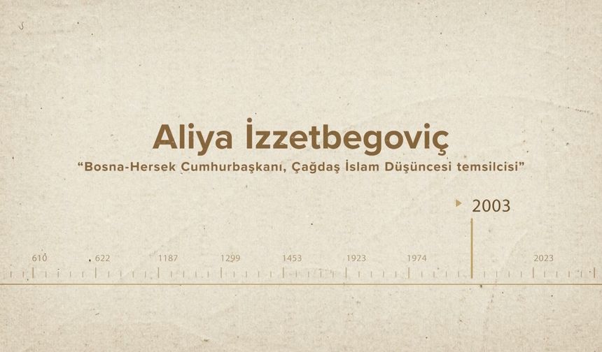 Aliya İzzetbegoviç... İslam Düşünürleri - 536. Bölüm