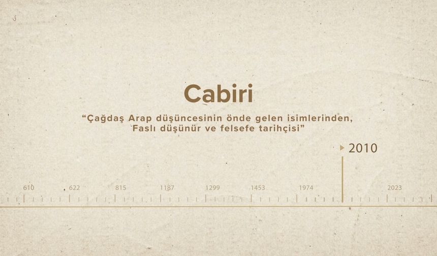 Muhammed Abid el-Cabiri... İslam Düşünürleri - 537. Bölüm