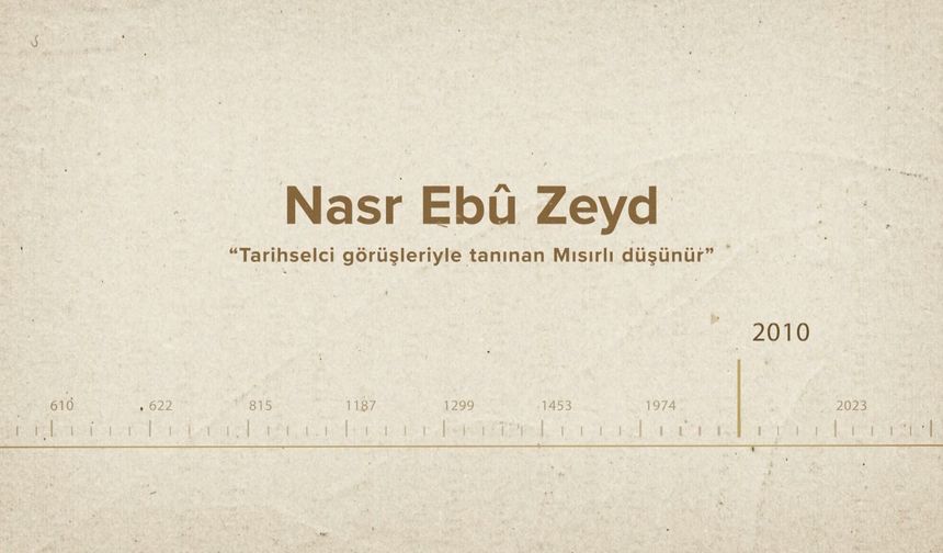 Nasr Ebû Zeyd... İslam Düşünürleri - 538. Bölüm