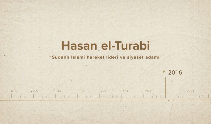 Hasan el-Turabi... İslam Düşünürleri - 539. Bölüm