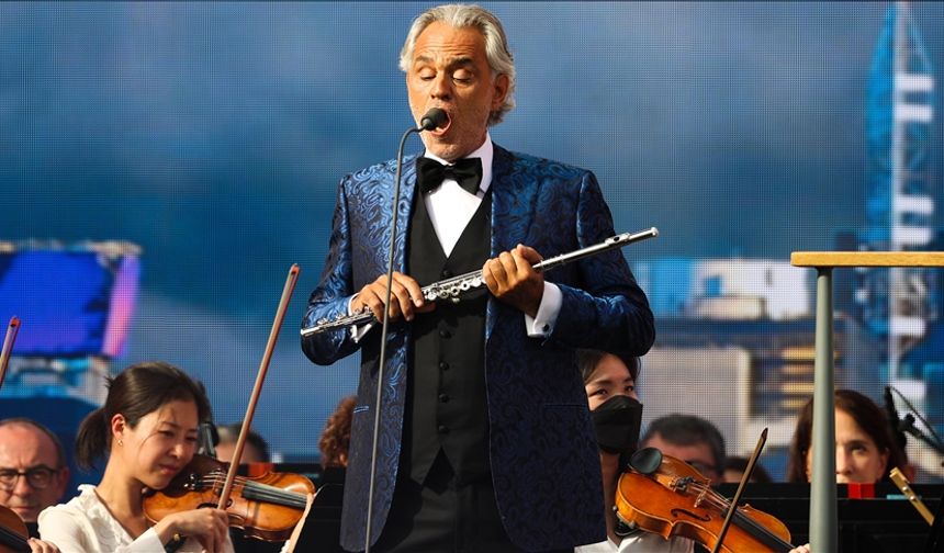 Andrea Bocelli Beşiktaş Tüpraş Stadyumu'nda konser verecek