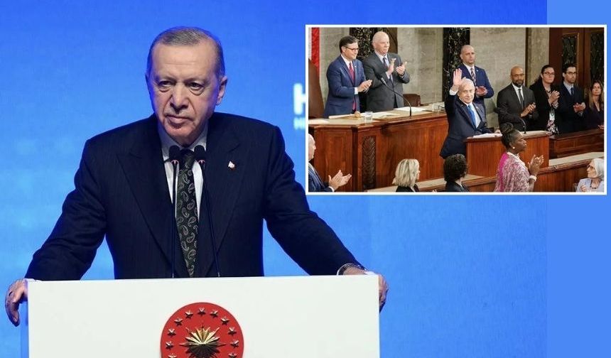 Cumhurbaşkanı Erdoğan: Çağımızın Hitler'ini baş tacı yaptınız!