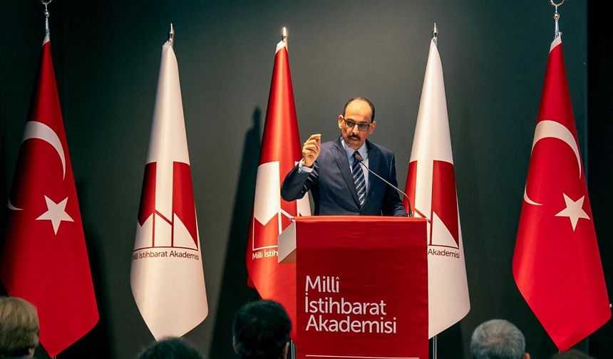 MİT Başkanı İbrahim Kalın, Milli İstihbarat Akademisi'nin ilk dersini verdi