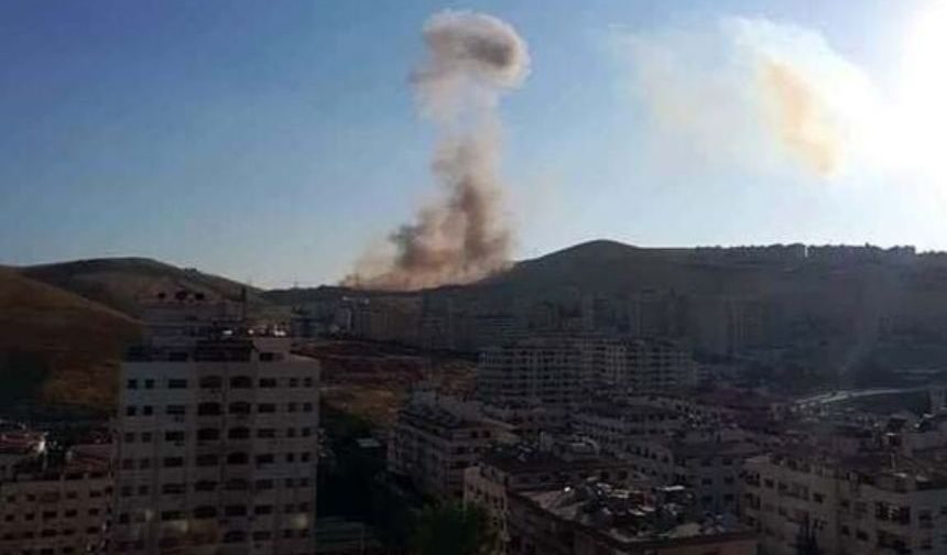 Siyonist İsrail, Suriye'yi vurdu: Çok sayıda ölü ve yaralı var!